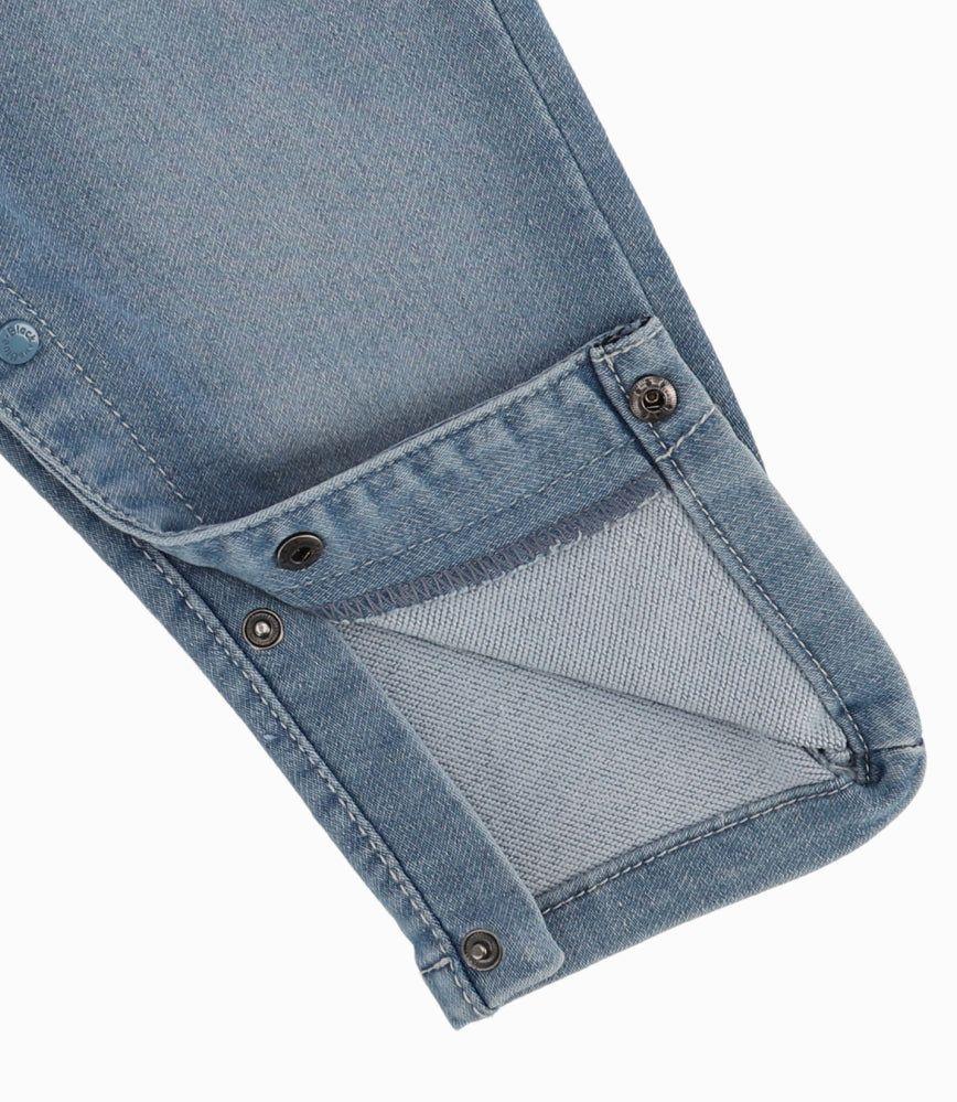 Jardinera Bebé De Denim-5