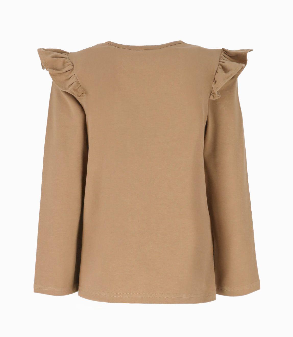 Polera niña love beige Limonada-1