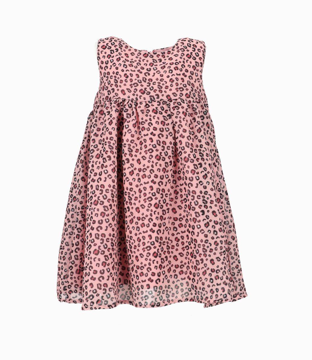 Vestido bebé con bolero tejido palo rosa Limonada-2
