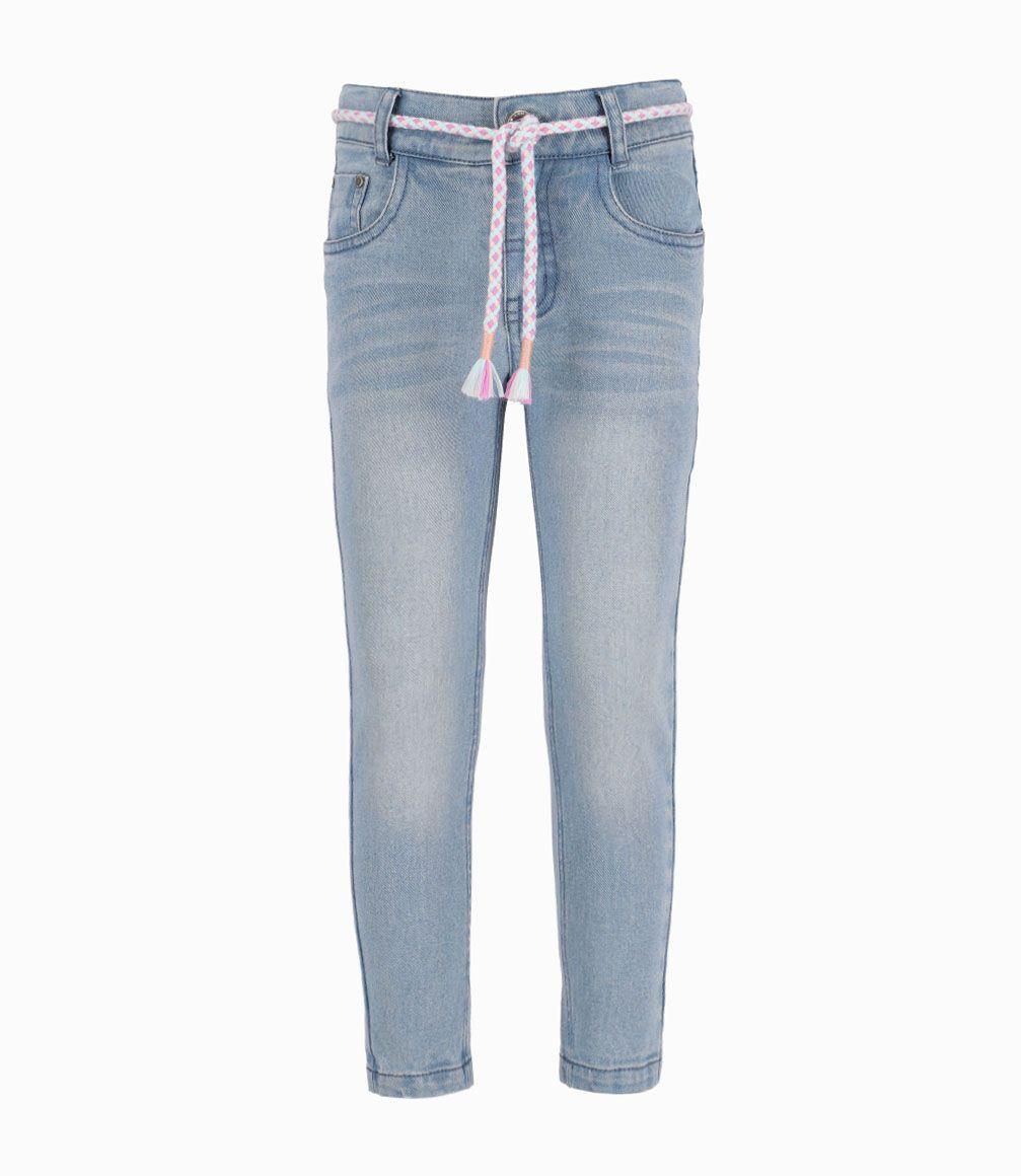 Jeans Con Cordón Niña Denim Azul 4 Kids-1