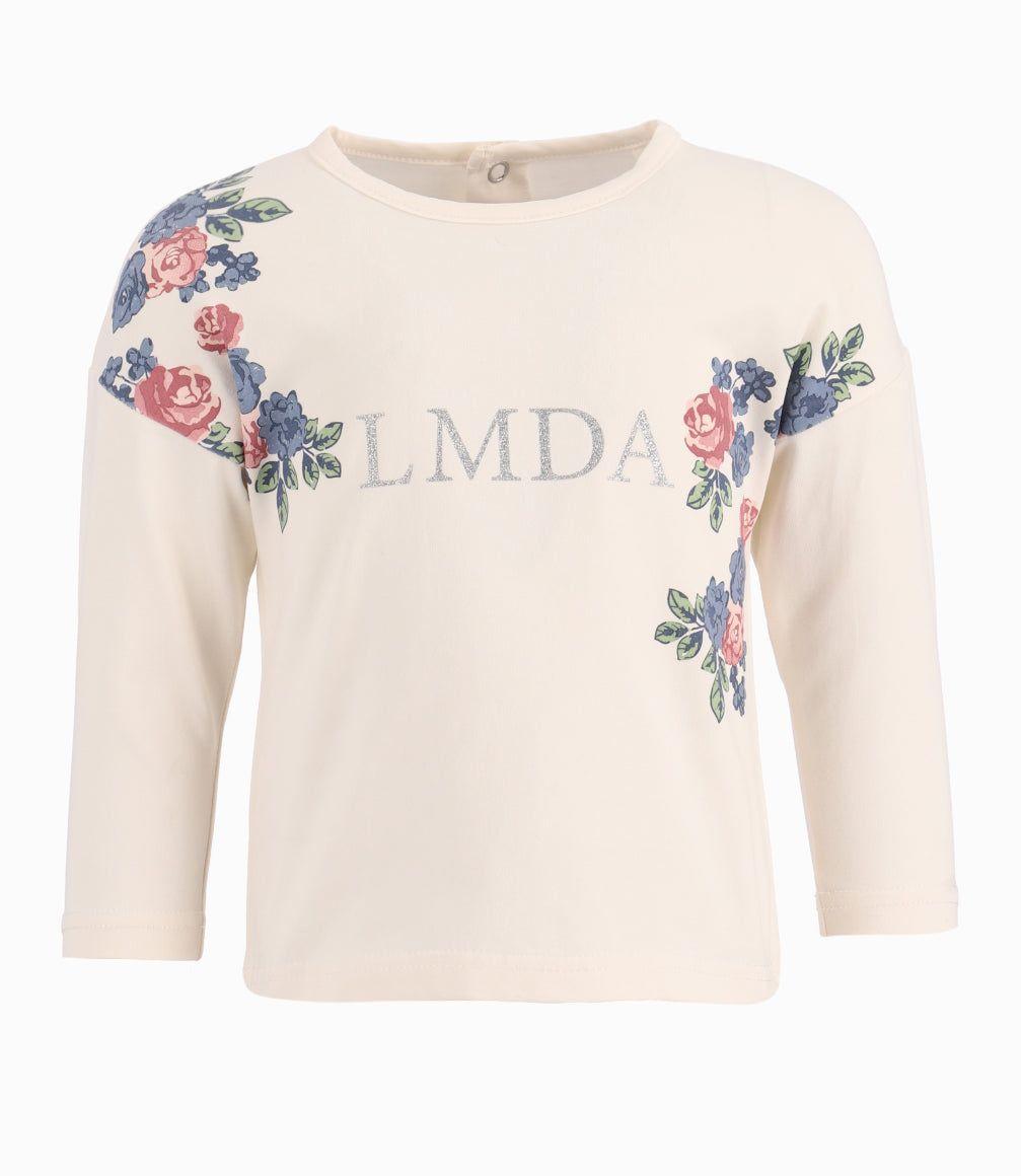 Polera Bebé Niña Con Flores. Limonada Crudo-0