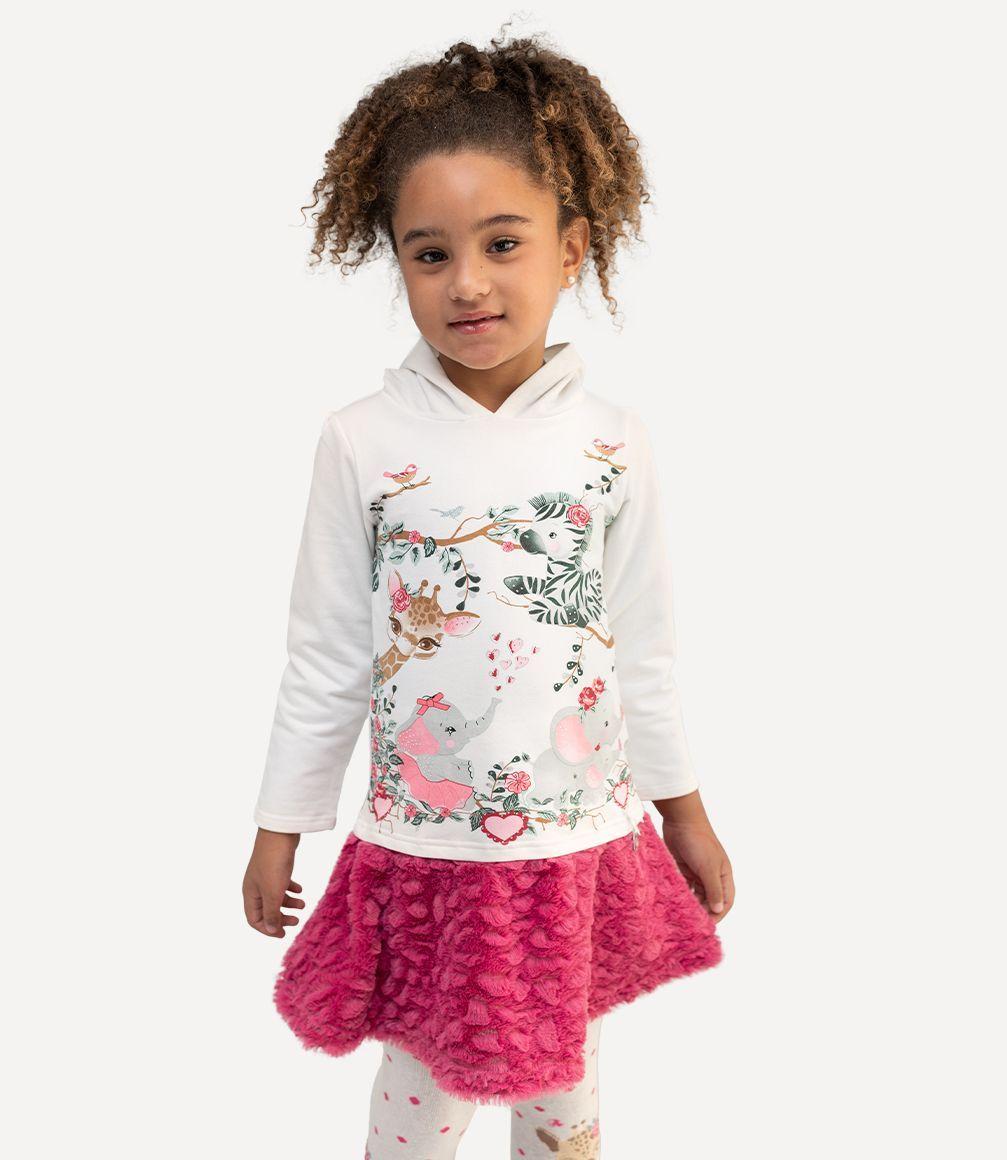 Vestido The Zoo Niña Carmín Limonada-0