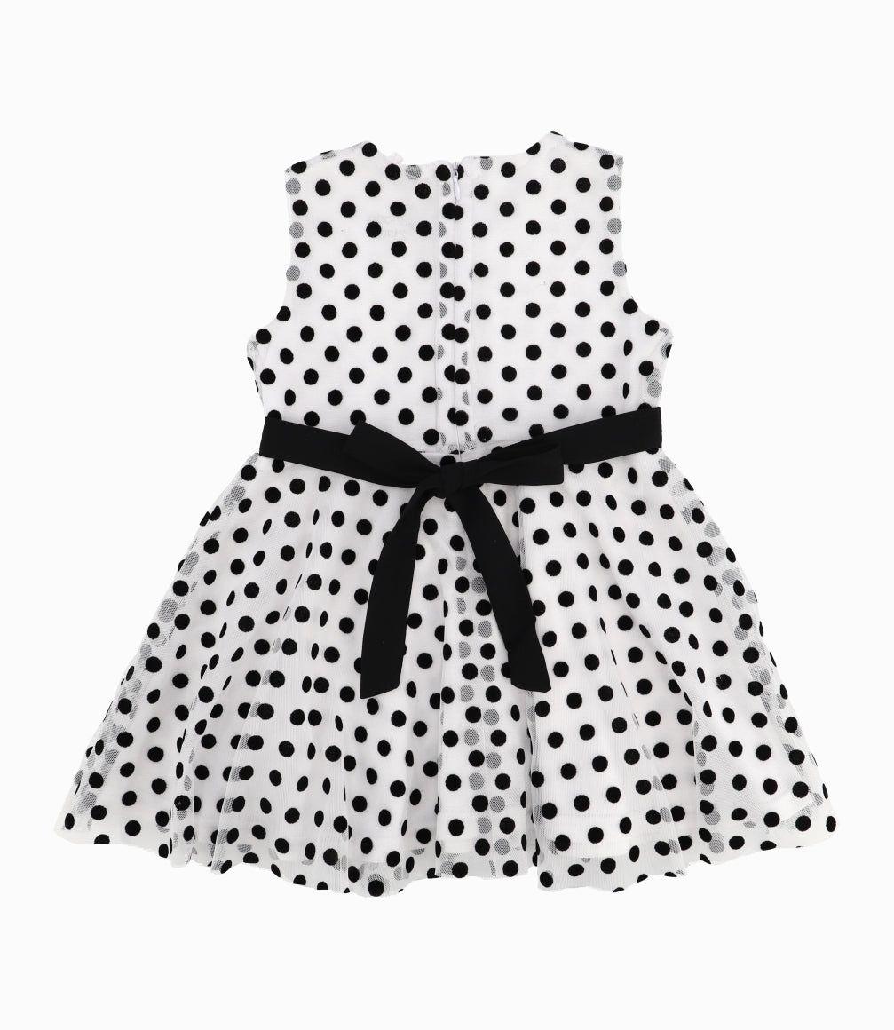 Vestido Niña Con Puntos-4