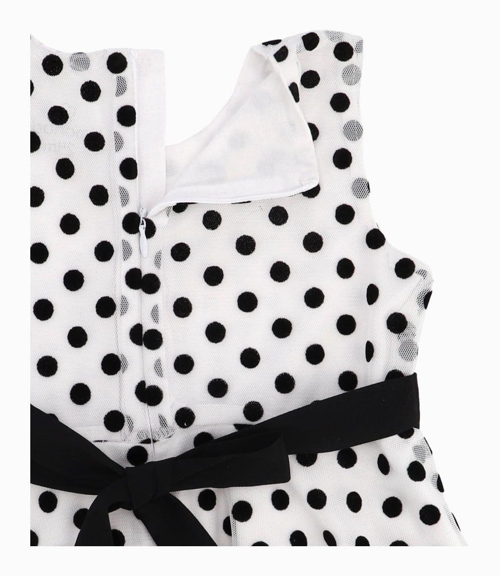 Vestido Niña Con Puntos-9
