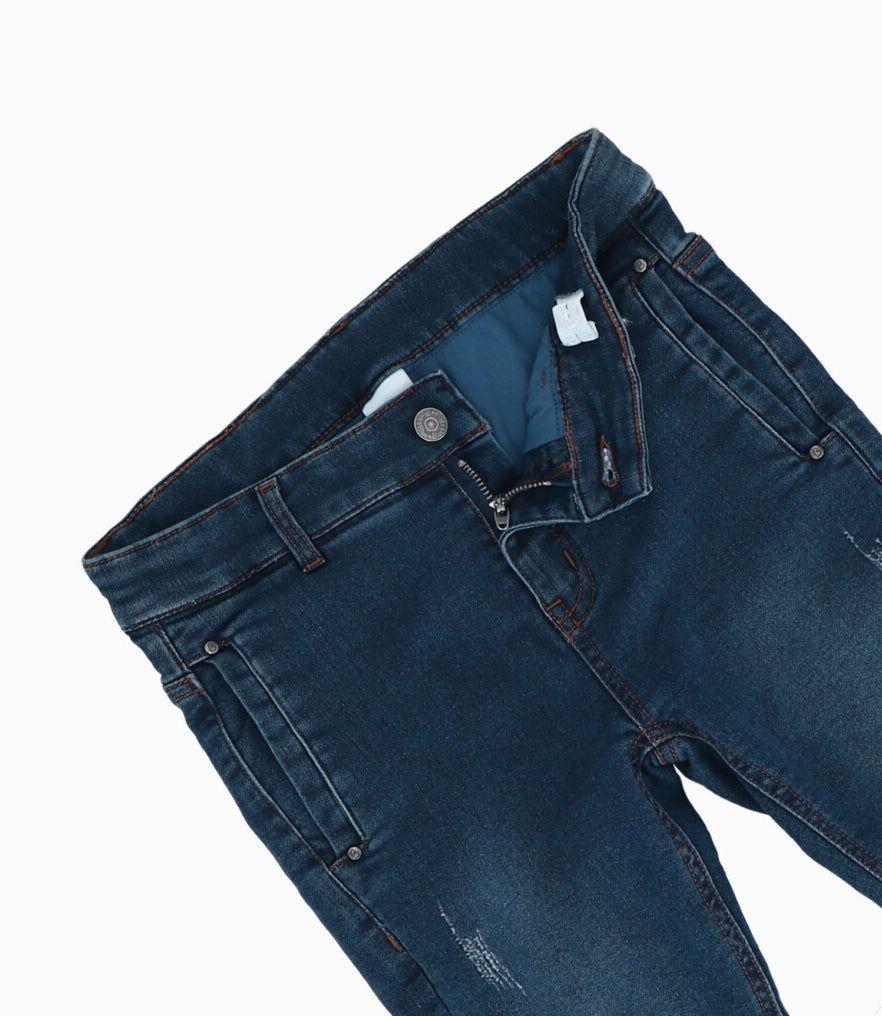 Jeans niño pitillo denim azul Black and Blue-2