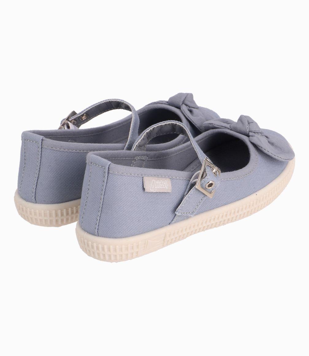 Bailarina Con Lazo Niña Denim Celeste 4 Kids-2