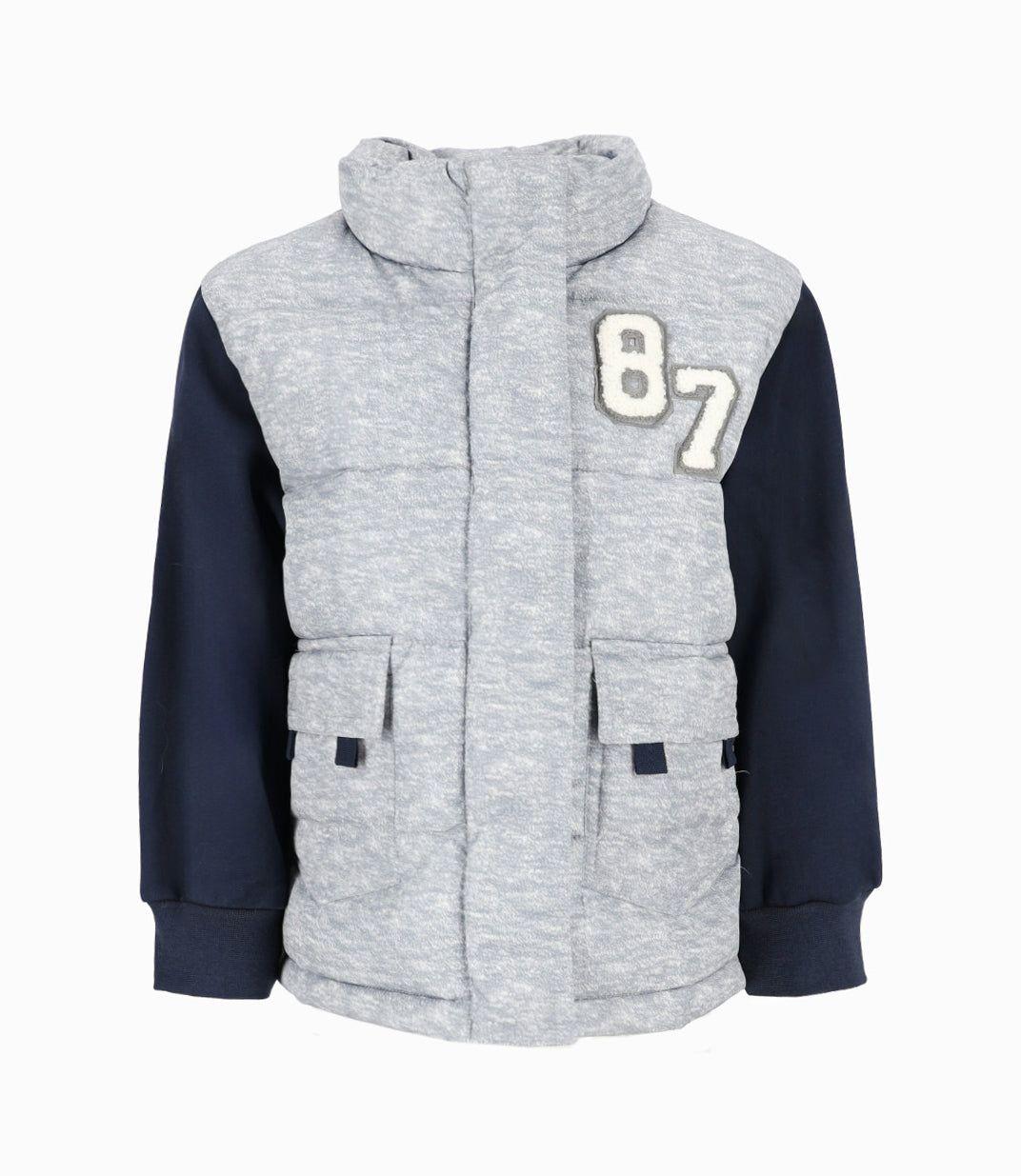 Chaqueta niño bicolor gris 4 Kids-0