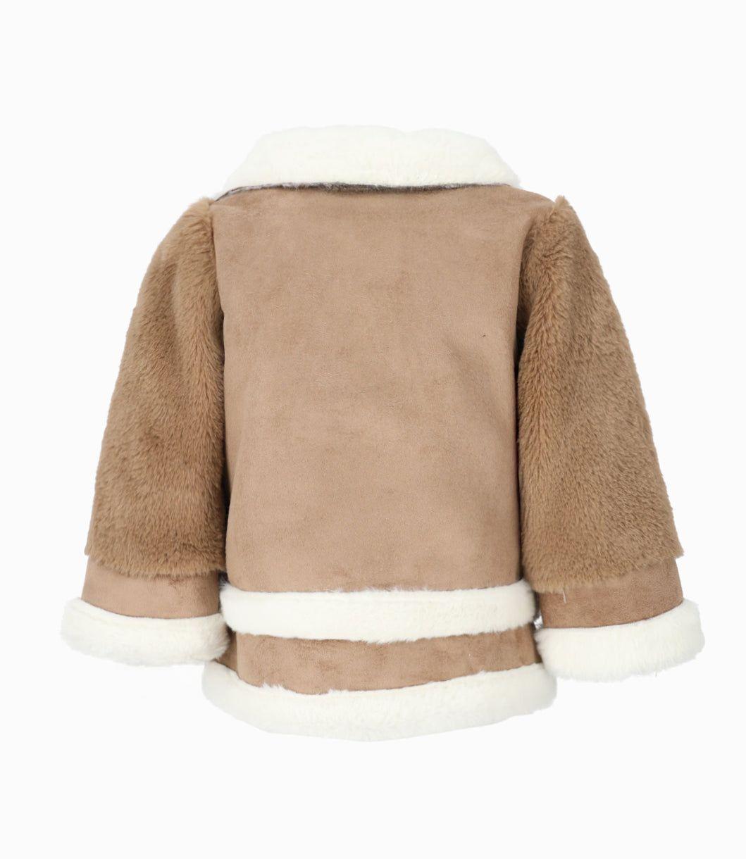Chaqueta bebés aviadora chocolate Limonada-1