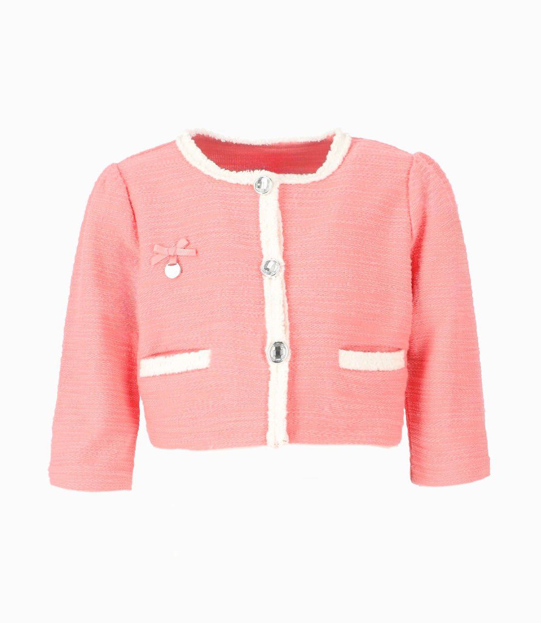 Chaqueta bebé crop Coral LIMONADA-0