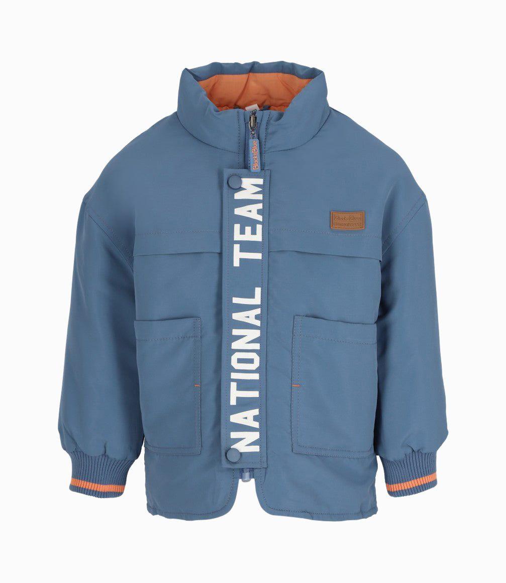 Chaqueta niño impermeable celeste Black and Blue-0