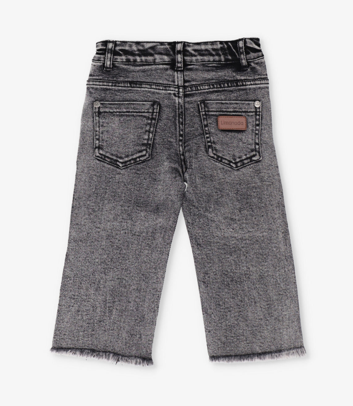 Jeans niña con lazos negro Limonada-2
