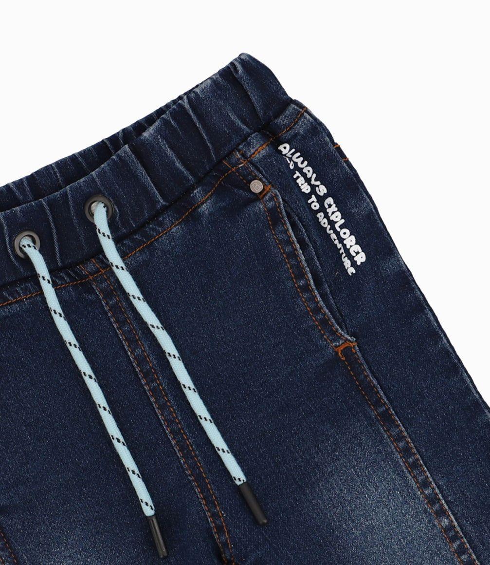 Jeans Bebé Niño Joggers Denim Azul-1