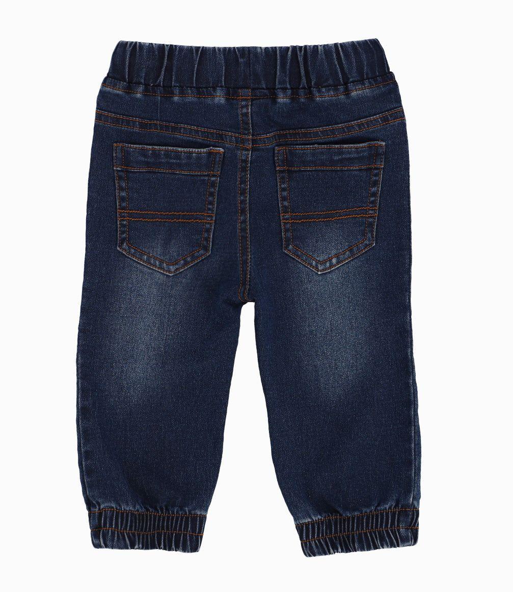 Jeans Bebé Niño Joggers Denim Azul-5