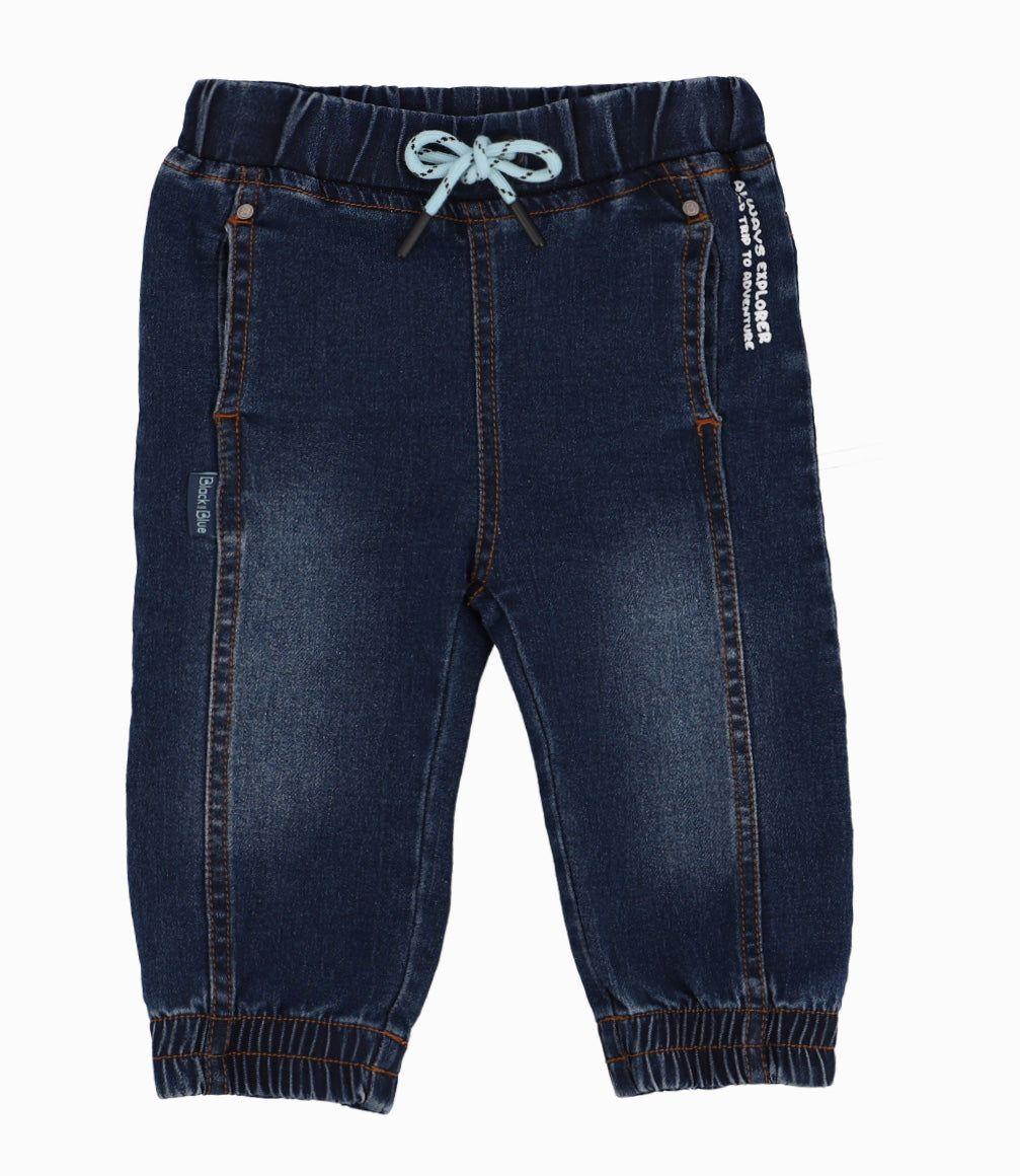 Jeans Bebé Niño Joggers Denim Azul-6