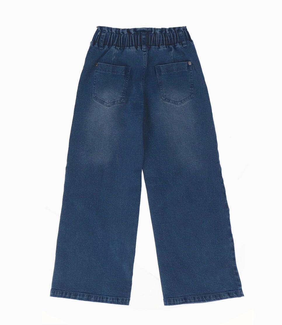 Jeans niña love celeste Limonada-1