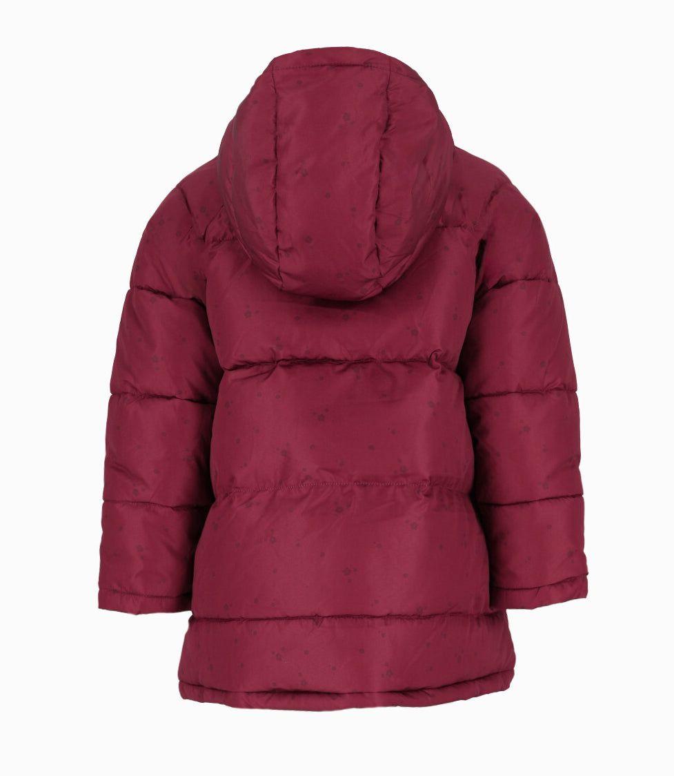 Parka niña flores burdeo 4 Kids-1