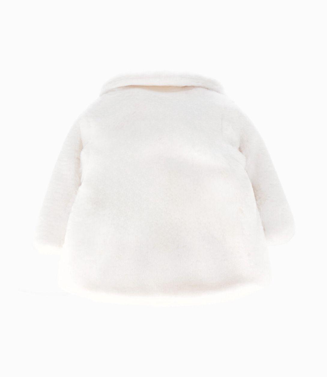Chaqueta recién nacida con conejos blanco Limonada-1