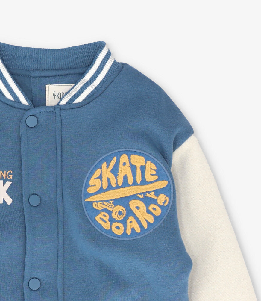 Chaqueta niño bomber azul 4 Kids-3