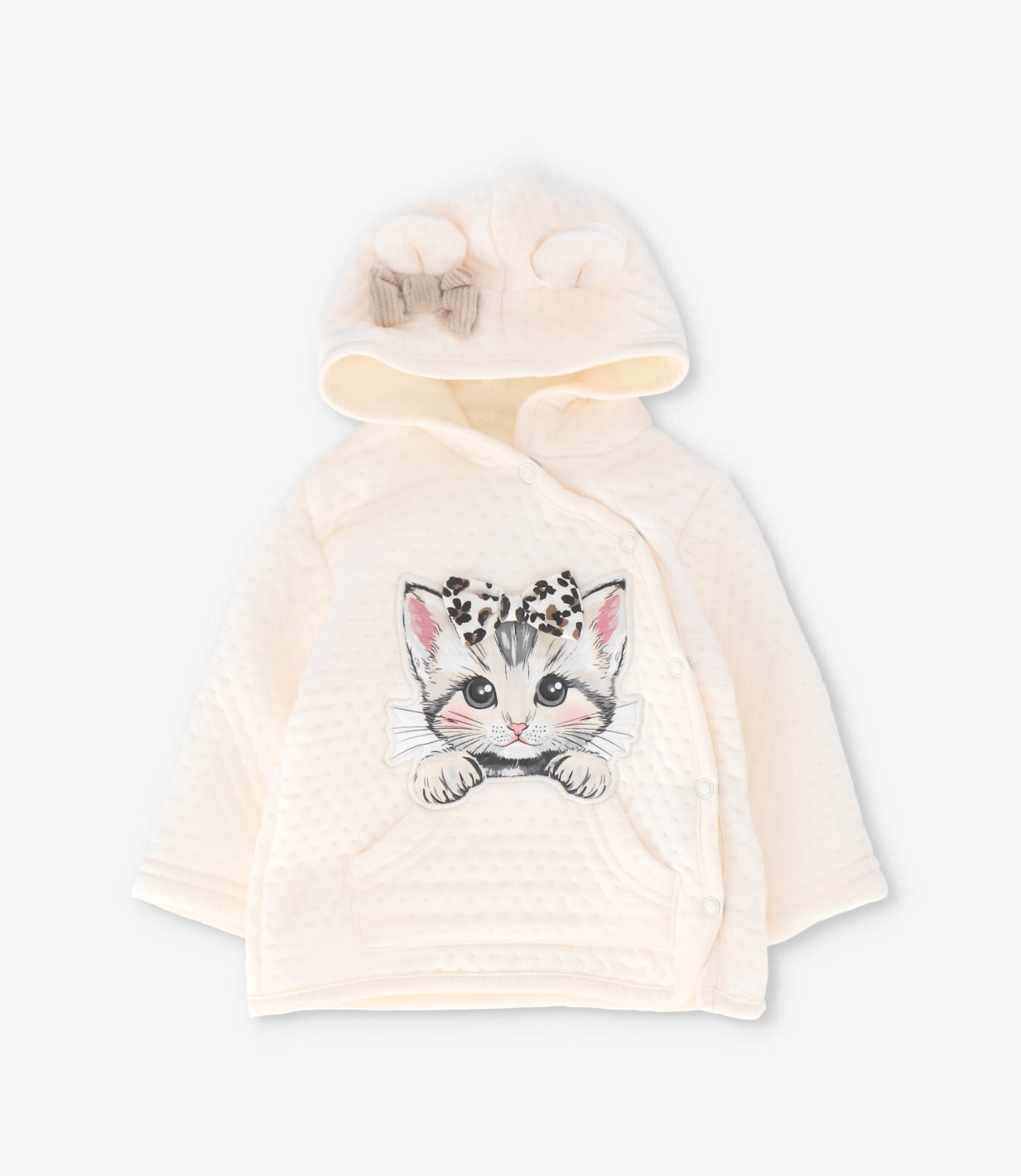 Conjunto recién nacida con gatito beige Limonada-1