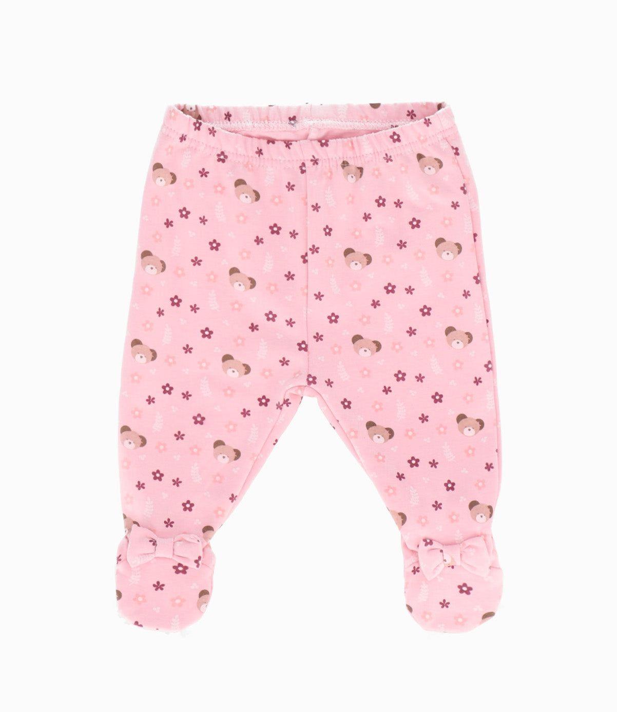 Conjunto recién nacida con osito rosado 4 Kids-2