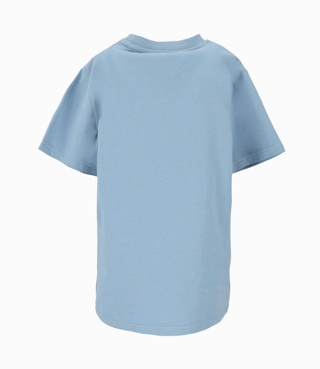 Polera manga corta niño cool mood azul Black and Blue-2