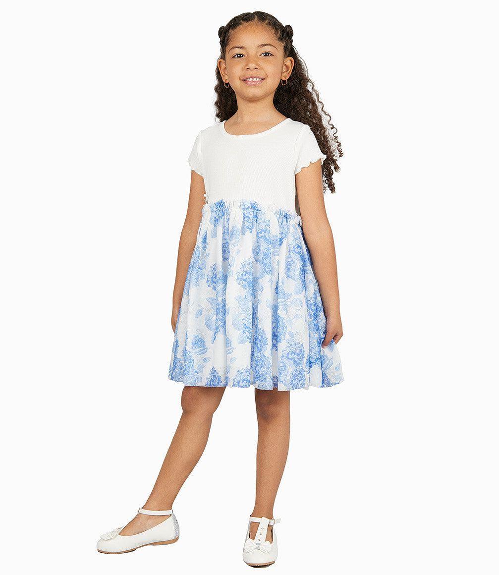 Vestido Niña Con Flores-3