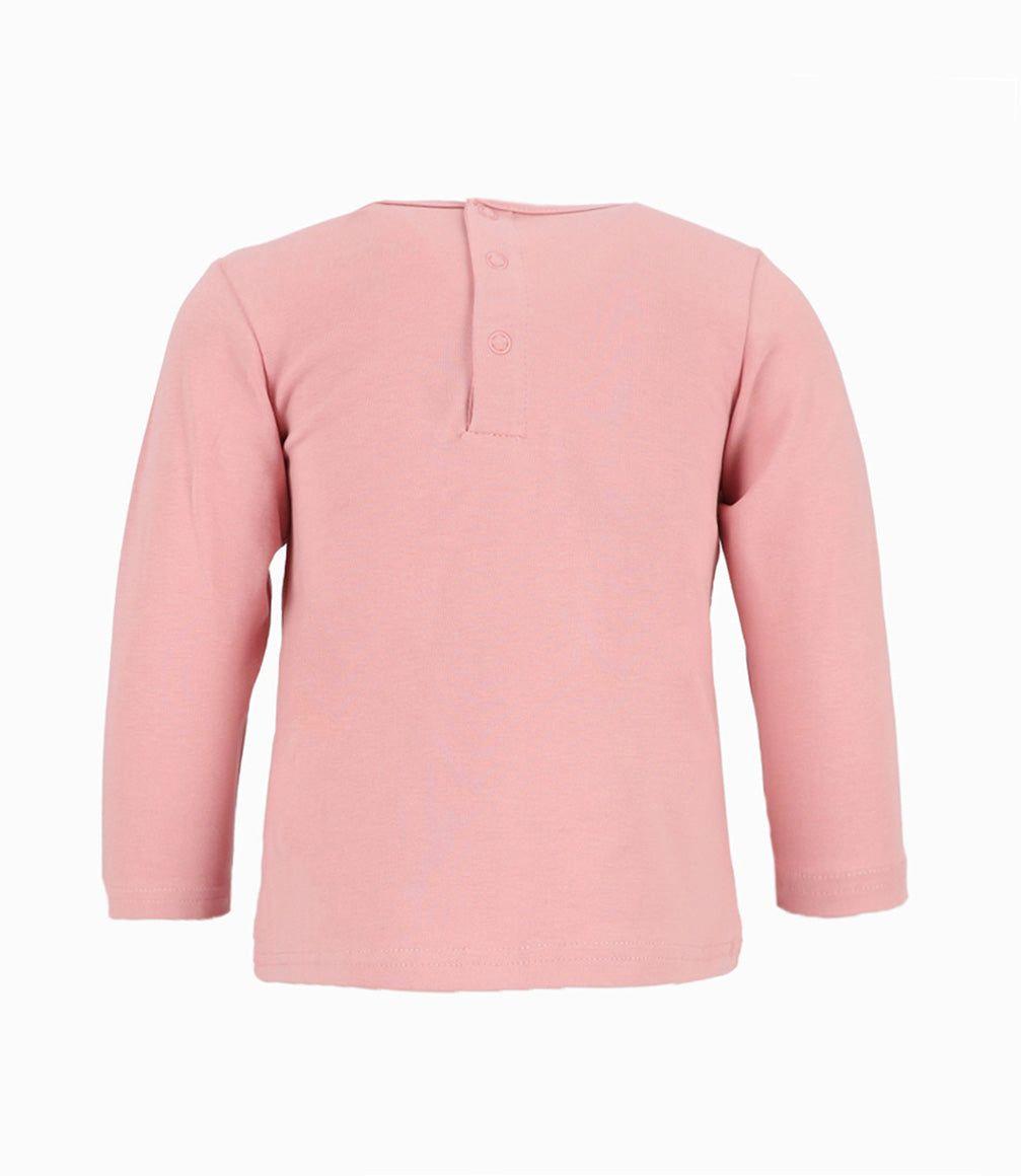 Polera bebé con estampado palo rosa Limonada-1