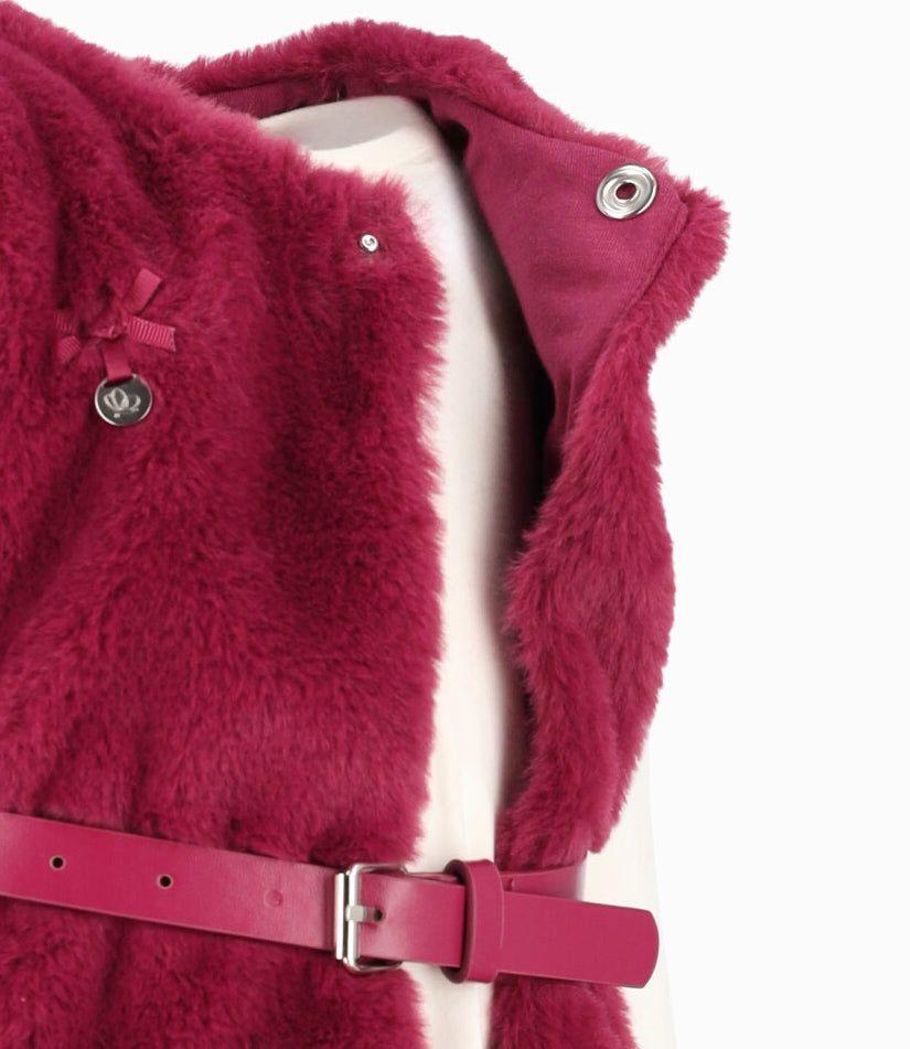 Conjunto bebé de chaqueta, polera y calzas burdeo Limonada-2