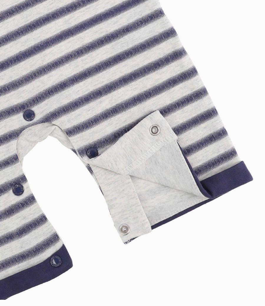 Enterito Recién Nacido Lineas Azul Marino-7