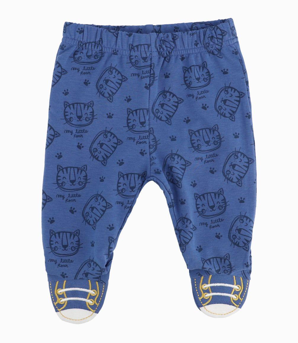 Buzo Recién Nacido Con Gatos Crudo-7