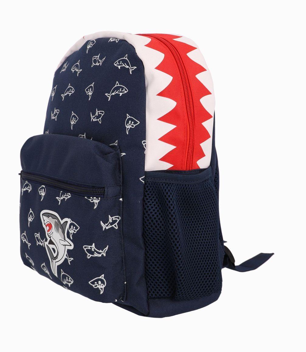 Mochila Niño Con Tiburones 4 Kids Azul-1