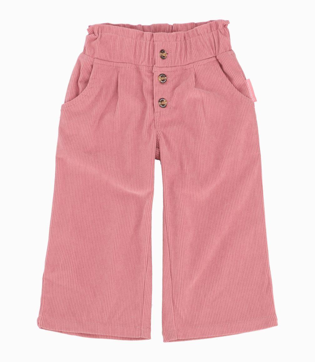 Pantalón Bebé Niña Palazzo Limonada Palo Rosa-0