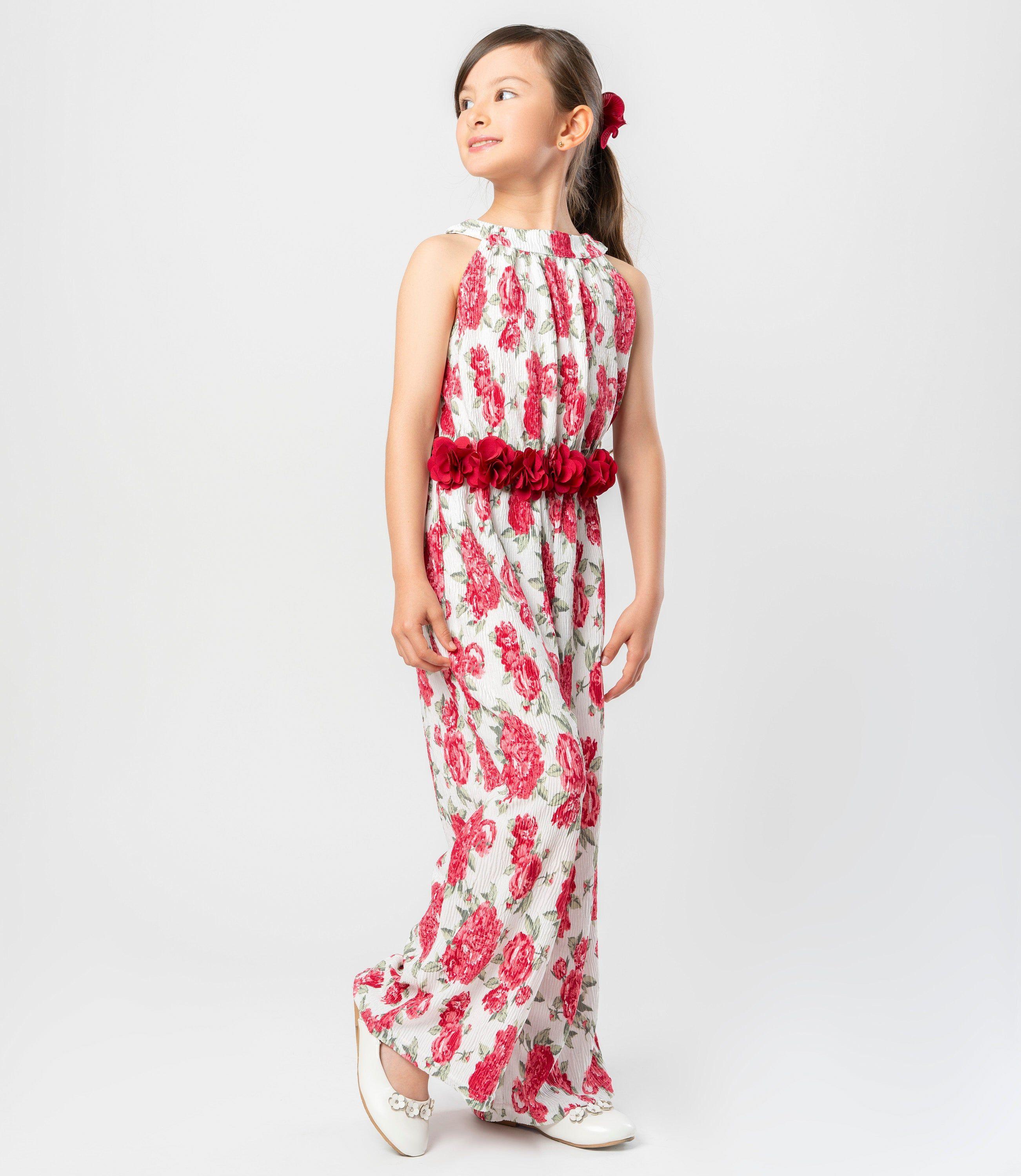 Enterito niña con cuello halter rojo Limonada-0