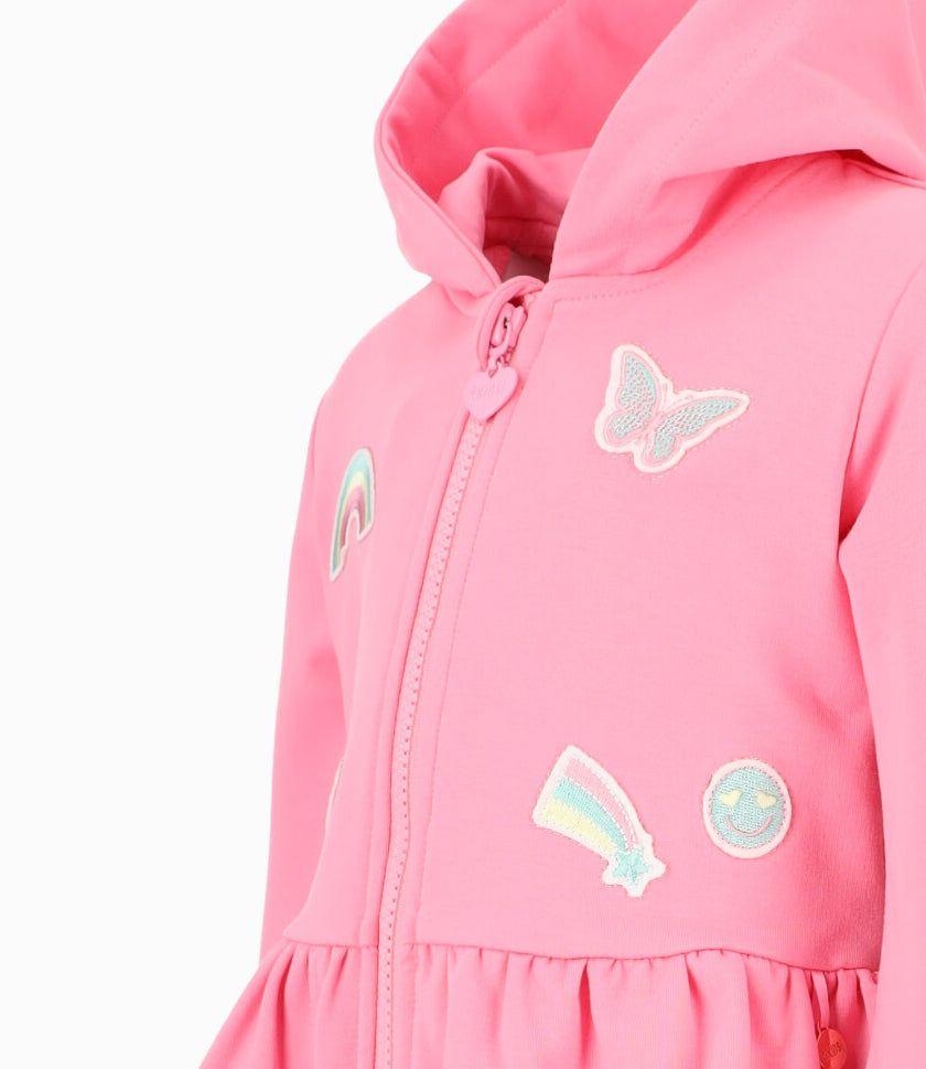 Conjunto bebé de polerón y calzas Rosado 4 Kids-2