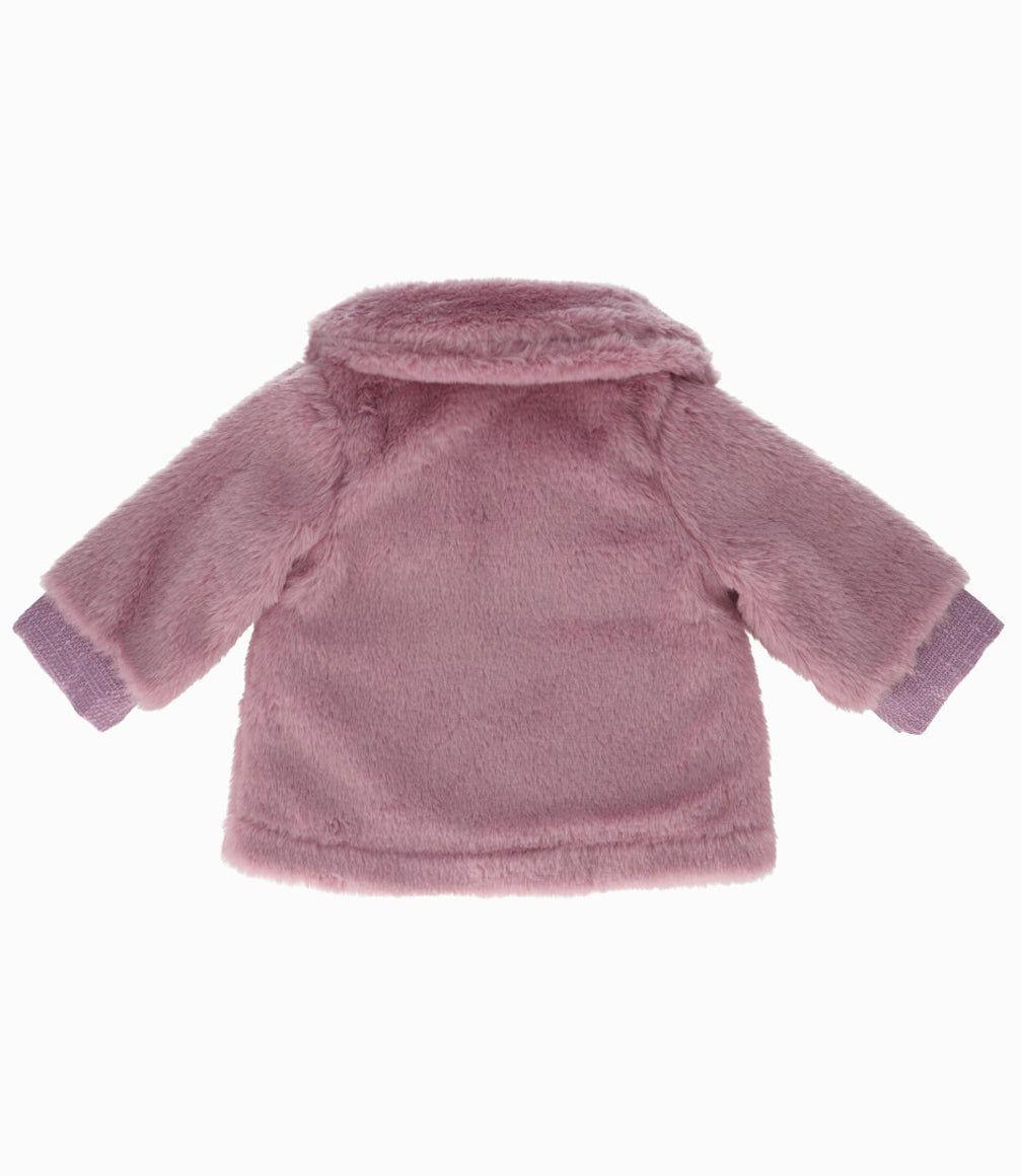 Chaqueta bebés sherpa blanco Limonada-1