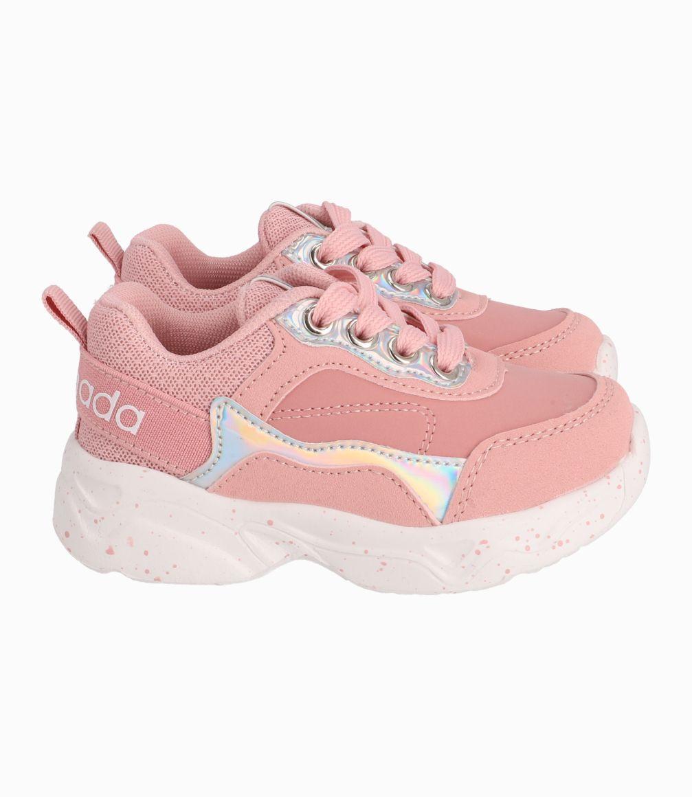 Zapatilla Bebé Niña Chunky Rosado-1