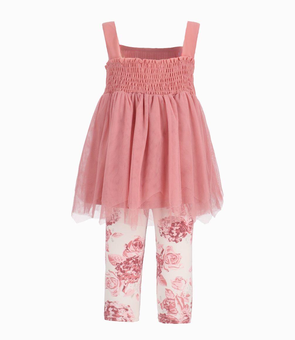Conjunto Bebé De Vestido Y Calzas-3