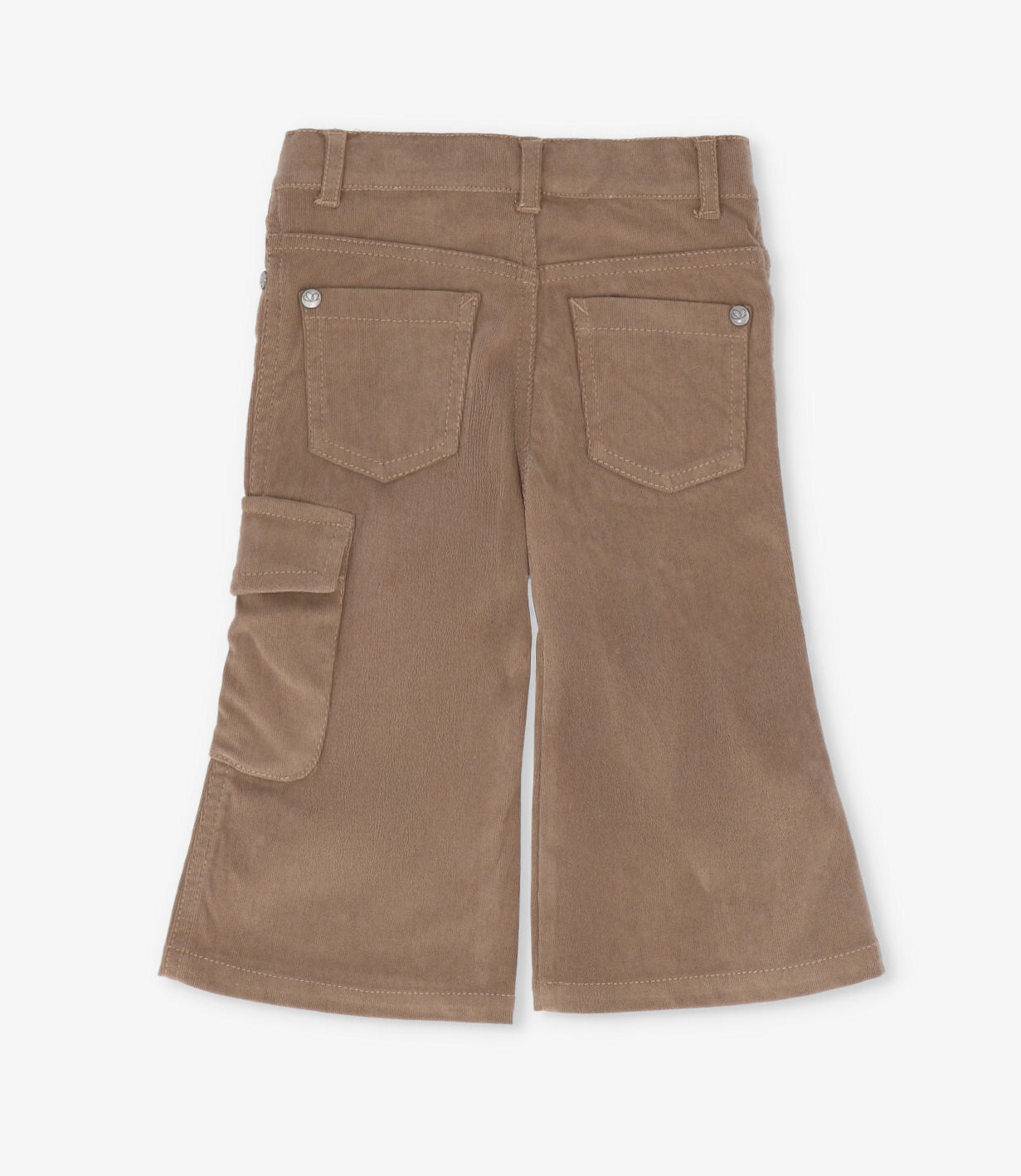 Pantalón niña de cotelé con brillos camel Limonada-2