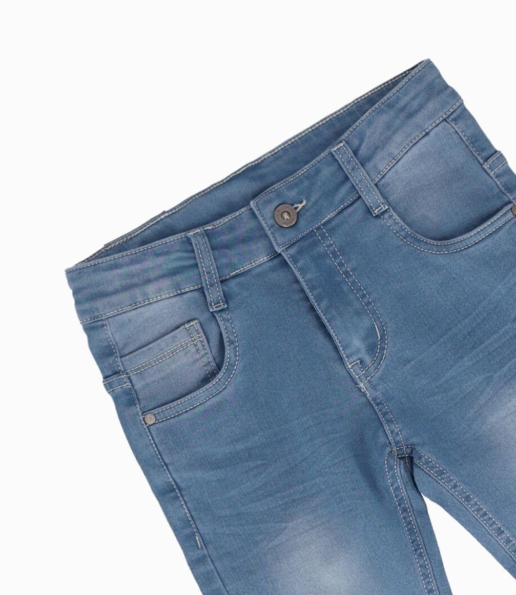 Jeans niño pitillo denim celeste Black and Blue-3