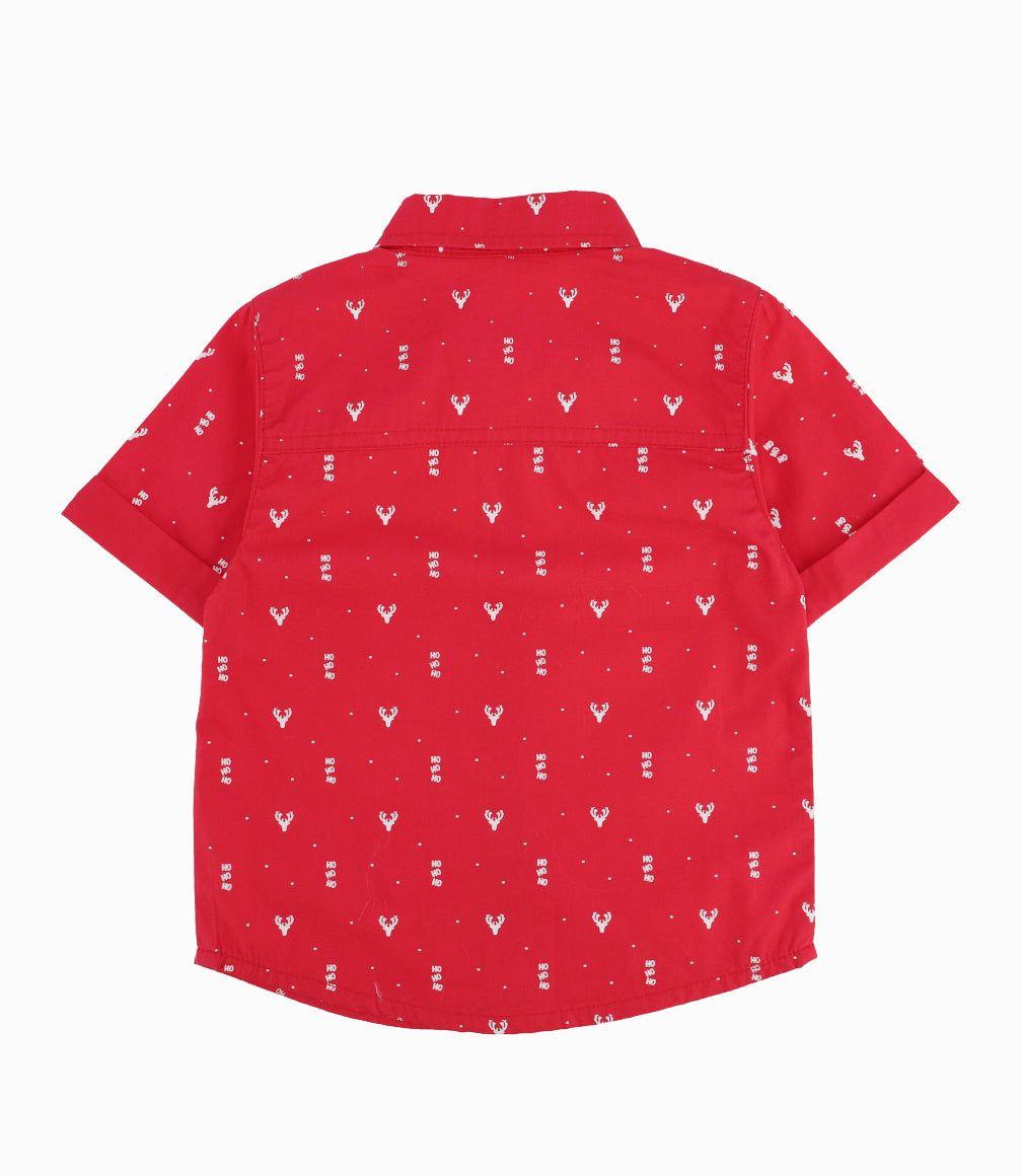 Camisa Bebé Niño Con Diseño Rojo-8