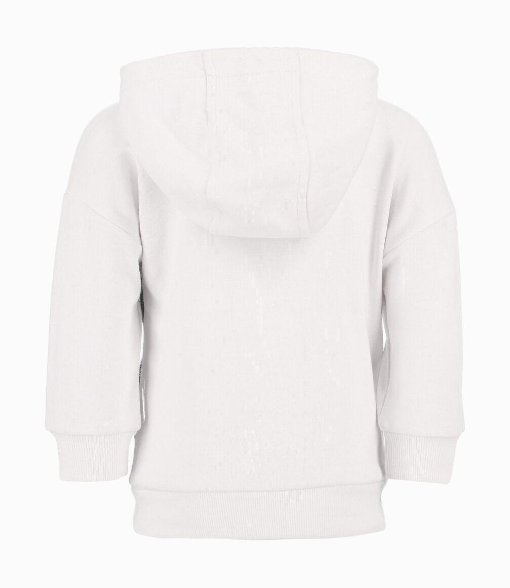 Polerón De Medio Cierre Bebé Niño Blanco Black and Blue-1