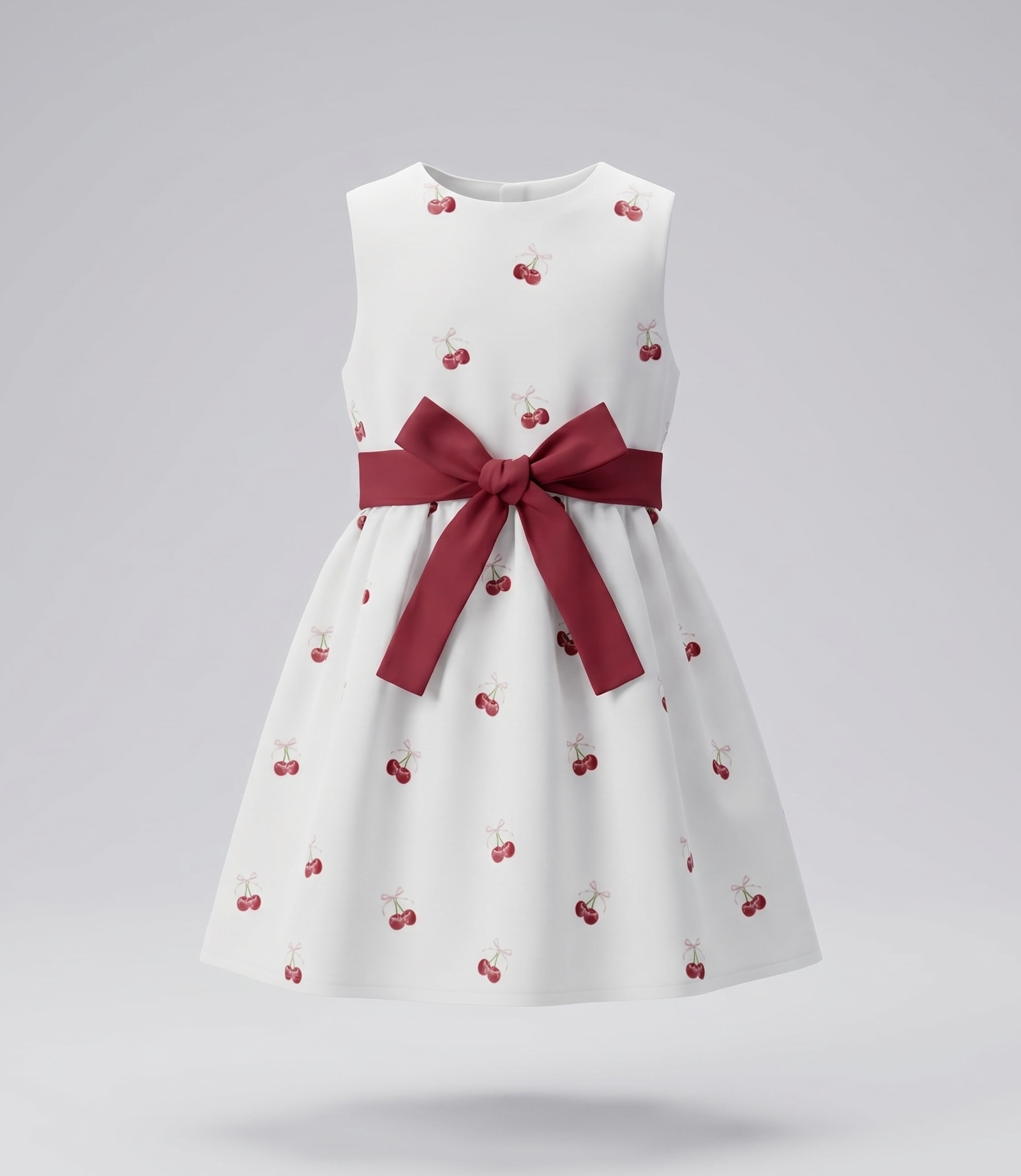 Vestido sin manga bebé con bolero L12131270888 frambuesa-3
