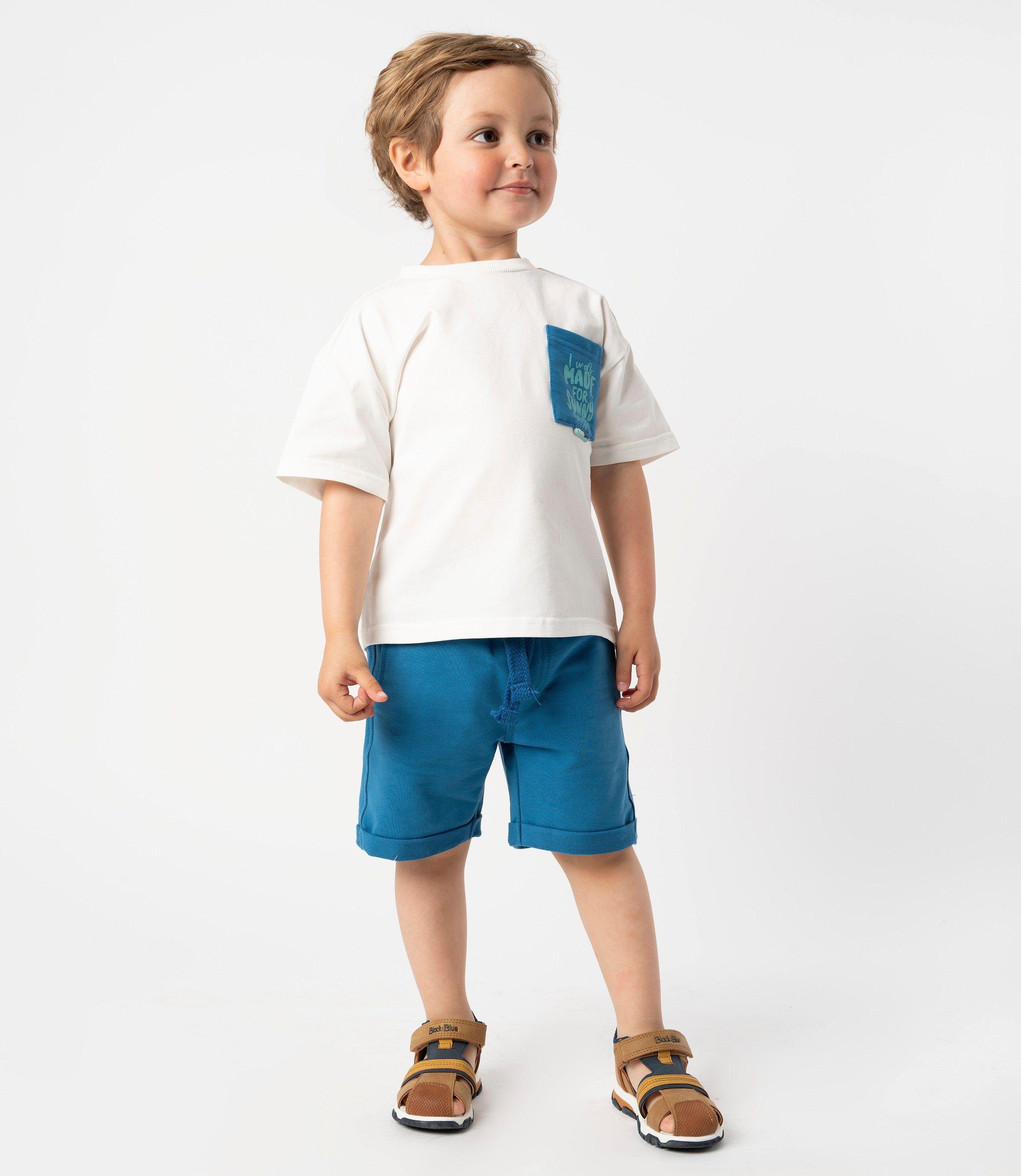 Conjunto bebé basico crudo Black and Blue-0