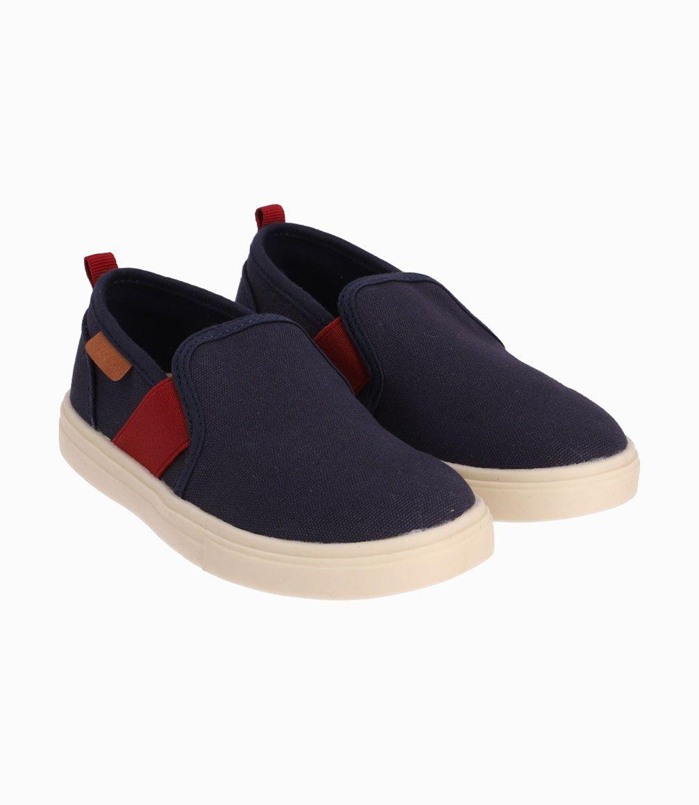 Zapato Niño Sin Cordones Black and Blue Azul Marino-0