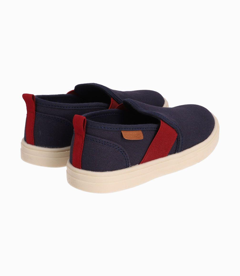 Zapato Niño Sin Cordones Black and Blue Azul Marino-2