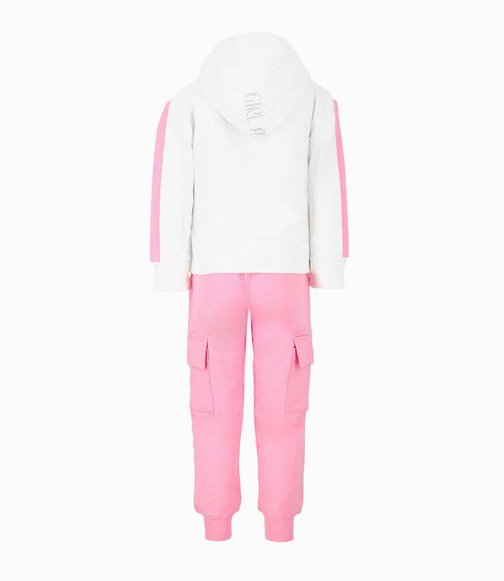 Buzo niña de polerón y pantalón Coral Limonada-2