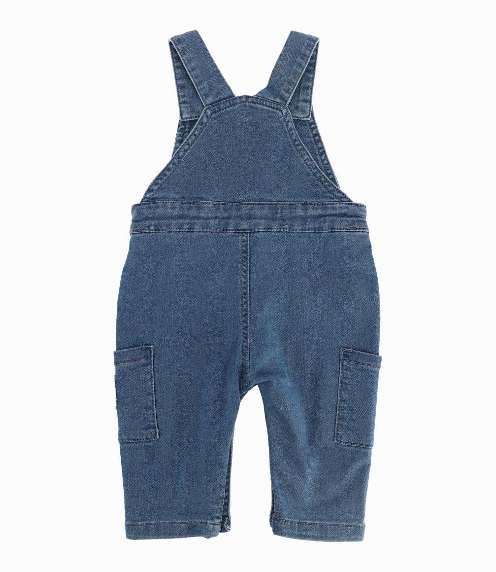 Jardinera Océano Recién Nacido Denim Celeste Black and Blue-1
