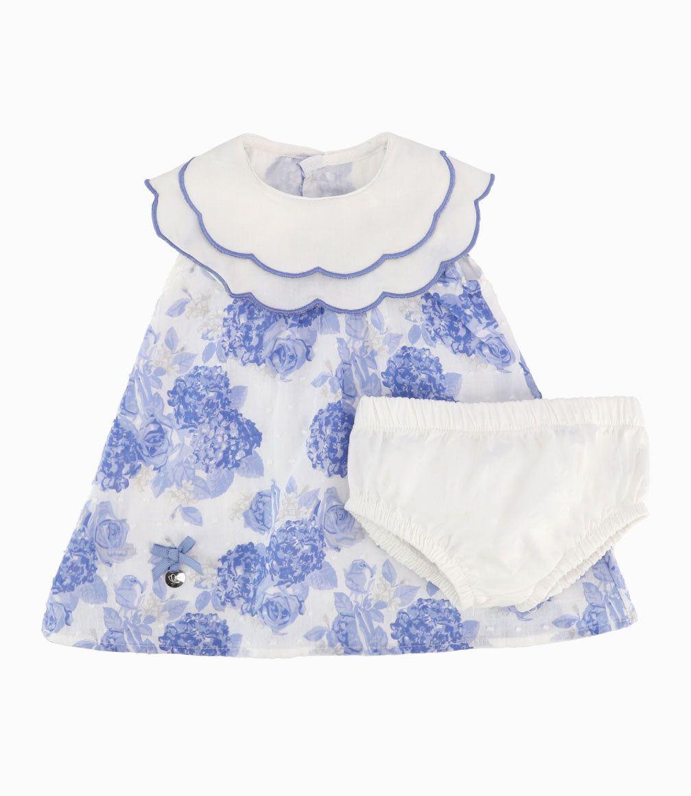 Vestido Recién Nacida Floreado-0