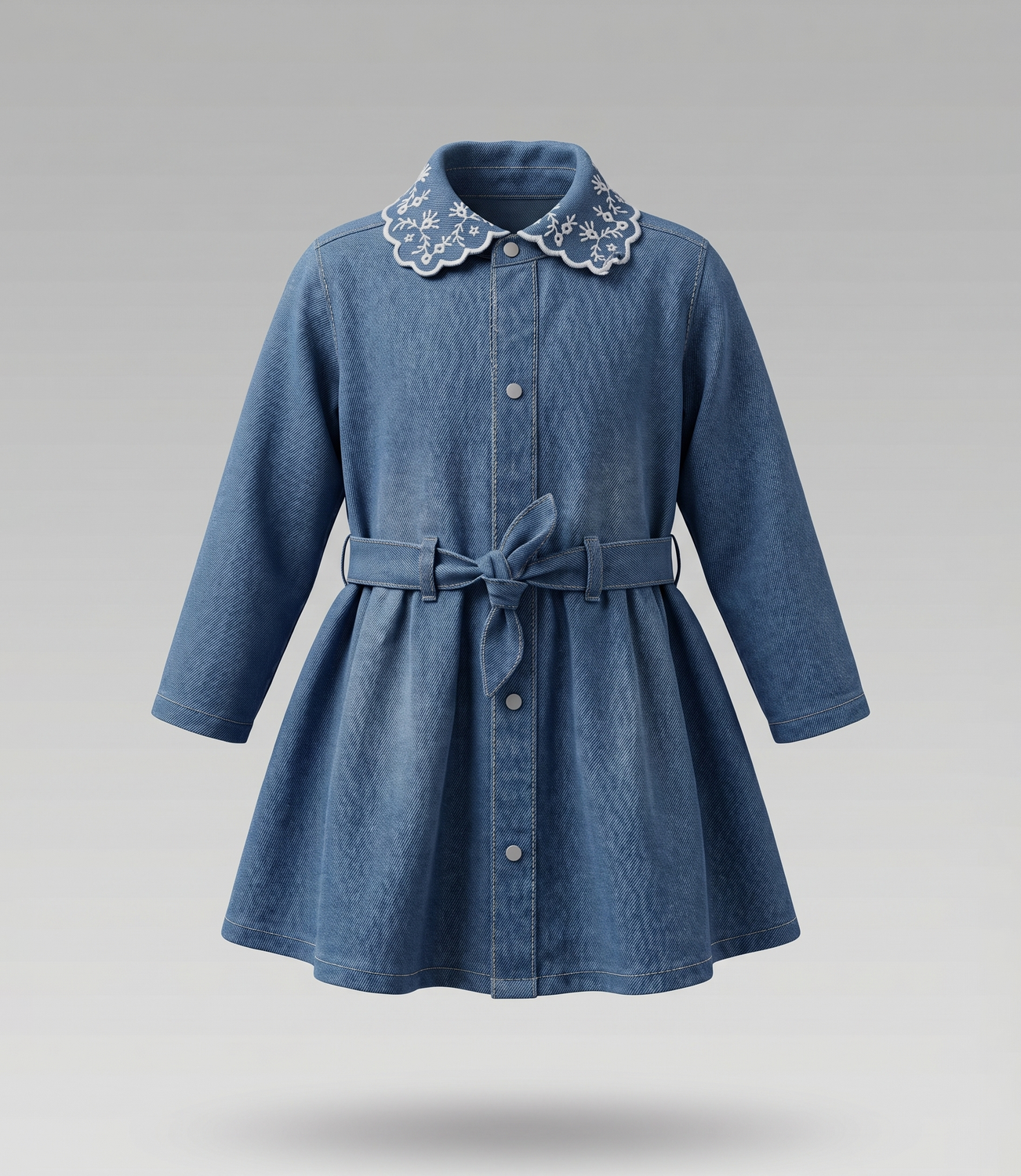Vestido bebé  L12131270174 denim  Limonada-1