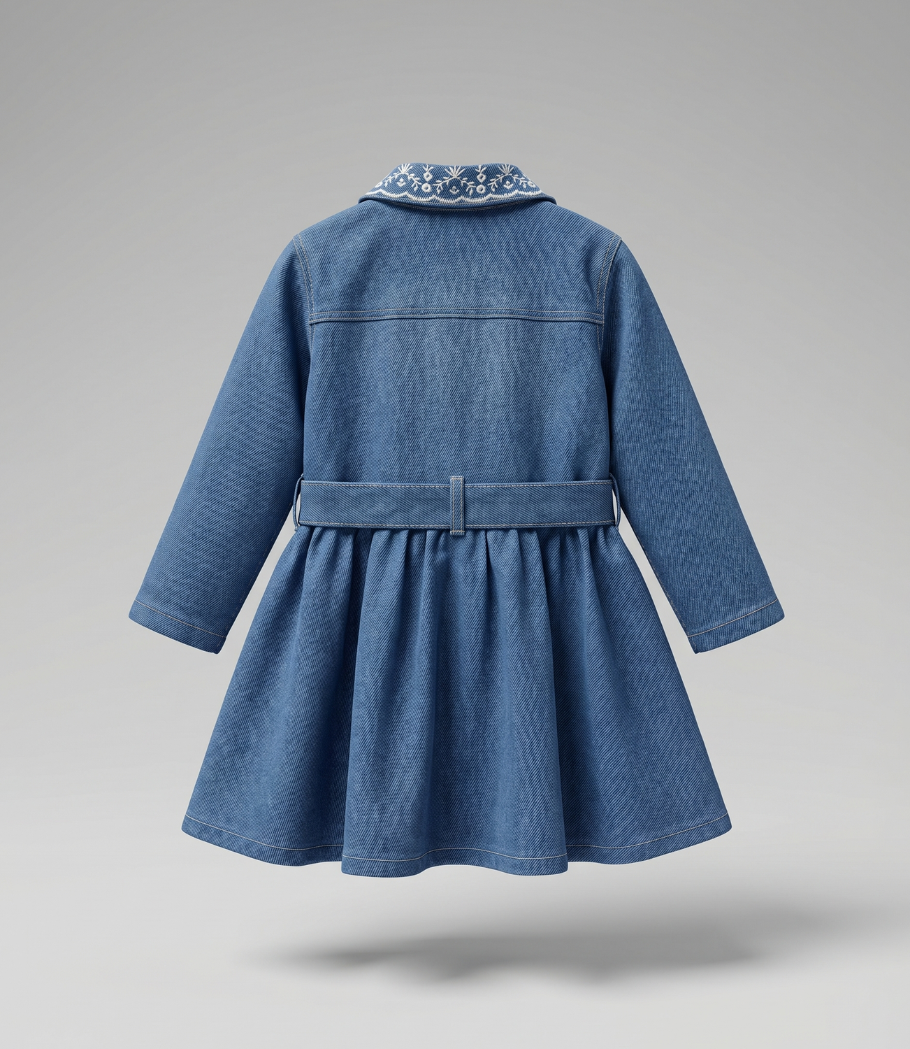 Vestido bebé  L12131270174 denim  Limonada-2